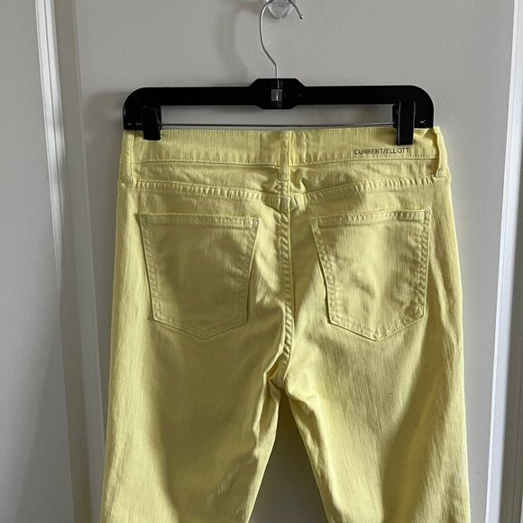 CURRENT Elliott Jeans The Stiletto Acid Yellow 28 - Picture 10 of 11
